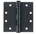 4-1/2-Inch X 4-1/2-Inch Matte Black Door Hinge
