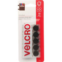 FASTENER VELCRO COIN 5/8IN BLK