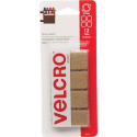 7/8 Beige Velcro Square Fastener