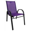 Purple Kid Stack Chair