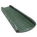Green Plastic Splash Block For Roof Drainage Systems