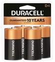 D, Coppertop Alkaline Battery, 4-Pack