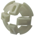 3/8-Inch Nylon Gray Push-In Cable Connector