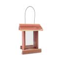 Brown Red Cedar Dinette Bird Feeder, 1-1/4-Pound