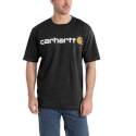 2x-Large Black Cotton Carhartt Signature Logo Print/Pattern T-Shirt