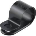 9/16-Inch X 1/2-Inch Black Nylon Cable Clamp