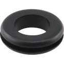 3/4-Inch Inside Diameter Black Plastic Desk Grommet