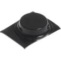 1/2 X 9/64-Inch Round Black Rubber Bumper With Washer Insert Box of 25