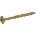 #8 x 2-1/2-Inch Multi-Material Yellow Zinc-Plated Wafer Head Screw 1-Pound