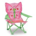 Melissa & Doug 6173 Bella Butterfly Child's Outdoor Chair, 25 In Oah, Metal