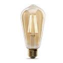 Feit Electric St19/Vg/Led Original Vintage LED Bulb, 120 V, 5.5 W, E26 Medium, St15 Lamp, Soft White Light