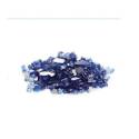 1/2-Inch Medium Cobalt Blue Reflective Fire Glass