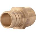 3/4 x 1/2-Inch Brass Barb X MNPT Crimp Male Connector