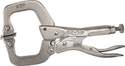 6-Inch Steel Locking C-Clamp With Swivel Pads 
