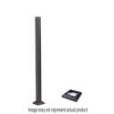 2-Inch X 39-1/2-Inch Gloss Black Post With Base    