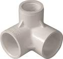 1 x 1 x 1/2-Inch PVC Side Inlet Pipe Elbow