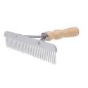 Show Comb With Wood Handle & Stainless Steel Replaceable Blade