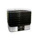 120-Volt 500-Watt 6-Tray Black ABS Digital Food Dehydrator