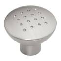Satin Nickel Cabinet Knob With Dimple