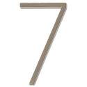 Floating Mount House Number, Character 7, 5 In H Character