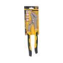 12-Inch Oal Black/Yellow Handle Steel Alloy Jaw Groove Joint Plier  