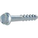 4 x 1/2-Inch Screw Bolt Anchor, Steel, Zinc-Plated 10-Pack