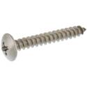 3/4-Inch Truss Head #14 Thread Stainless Steel Phillips Screw 10-Pack