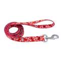 3/8-Inch X 6-Foot Red Bone Nylon Dog Leash