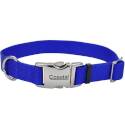 Blue Metal Buckle Nylon Adjustable Dog Collar