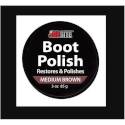 3-Ounce Medium Brown Boot Polish Cream, Dark Brown, Cream, 3 Oz Jar