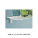 24-Inch Oaw 6-Inch Oad 4-Lb Capacity Glass Shelf  