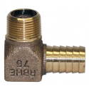 3/4-Inch Mpt X Barb Bronze Hydrant Elbow   