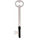 Brass Nickel Skeleton Key          
