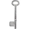 Brass Nickel Skeleton Key          