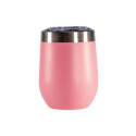 12-Oz Pink Stainless Steel Wine Cup  