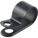 7/16-Inch X 3/8-Inch Black Nylon Cable Clamp