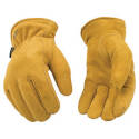 Men's X-Large Gold Grain Buffalo Driver Glove