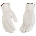 Men's Extra-Large Angled Wing Thumb Cotton/Polyester  Heavy Weight Seamless String Knit Gloves
