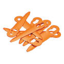 Trimmer Blades, Plastic, Orange, For PolyCut 2-2 Mowing Head