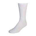 Men's Size 10-13 White Cotton Crew Socks, 3-Pack