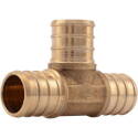3/4-Inch Brass Barb Crimp Tee 10-Pack