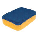 Polishing Sponge, 7-1/2 In L, 5-1/4 In W, Polyester, Yellow