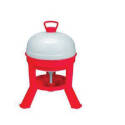 5-Gallon Capacity Red Plastic Dome Waterer  