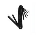 Hex Key Wrench Set, Carbon Steel, Black Oxide, 7-Piece