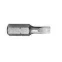 Screwdriving Bit, #10 To 12 Drive, Slotted Drive, 1/4-Inch Shank, Hex Shank, Steel
