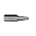 Screwdriver Bit, #2r Drive, 1/4-Inch Shank, Hex Shank, Steel
