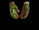 KincoPro 2002w-L Gloves, Women's, L, Angled Wing Thumb, Hook-And-Loop Cuff, Synthetic Leather, Green/Tan