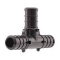1/2-Inch Black Polymer PEX Tee 5-Pack