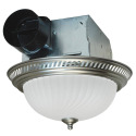 13-1/2-Inch Decorative Round Exhaust Fan And Light Combo