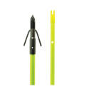 32-Inch Fiberglass 5/16-Inch Diameter Hi-Vis Chartreuse Fish Arrow   